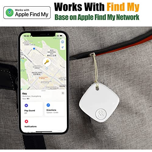 1pack White. Key Finder With Global Find My Network (...