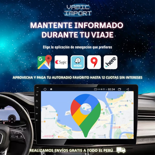 Autoradio Android Changan Minivan New Van 2010-2023 + Cámara