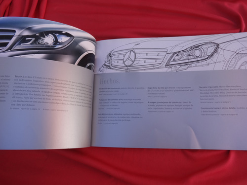 Catalogo Mercedes Benz Clase C 180 350 Amg 220 250 Folleto (Usado)