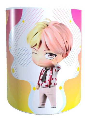 Taza - Tazón Diseño Bts, V, 320 Cc