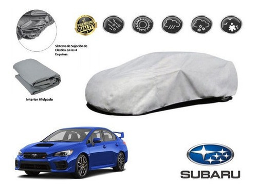 Funda Cubreauto Afelpada Premium Subaru Wrx 2019