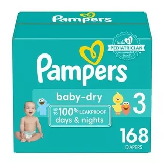 Pañales Pampers Baby Dry ETAPA 3