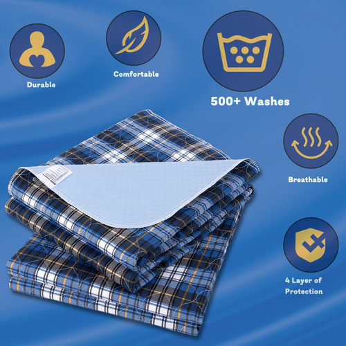Almohadilla De Cama Impermeable Brosive, Antideslizante, Lav