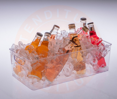 Imagem 5 de 7 de Organizador Armário Geladeira Com Alça Transparente Multiuso