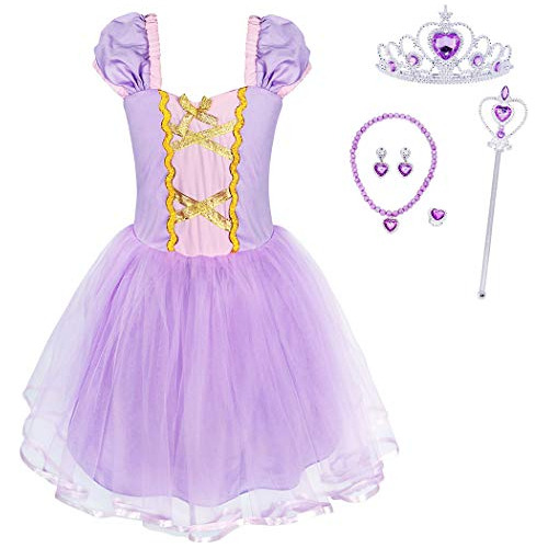 Little Girls Vestido Disfraz Princess Tutu Outfits Fies...