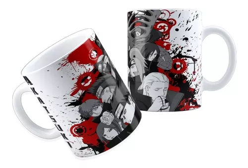 Caneca Nuvens Akatsuki: Anime Naruto Clássico 300ml - CD - Toyshow