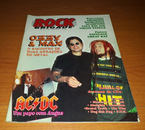 Rock Brigade 125 Sepultura Ozzy Acdc Savatage Raimundos