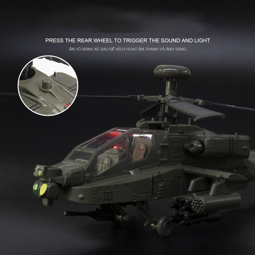 Modelo De Avión De Helicóptero Fundido A Presión A Escala .