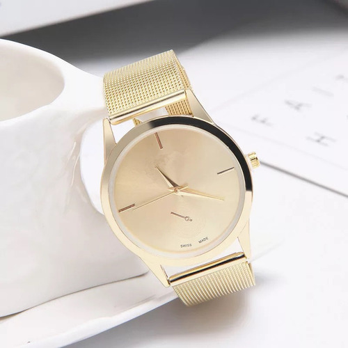 Reloj De Moda Con Correa De Acero Inoxidable, Estilo Empresa