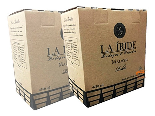 Vino La Iride Bag In Box Iride 4750cc X2 Unidades 