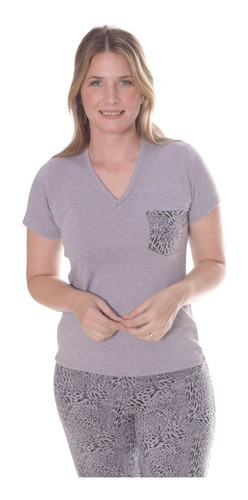Imagen 6 de 7 de Pijama De Invierno Mujer Art 640