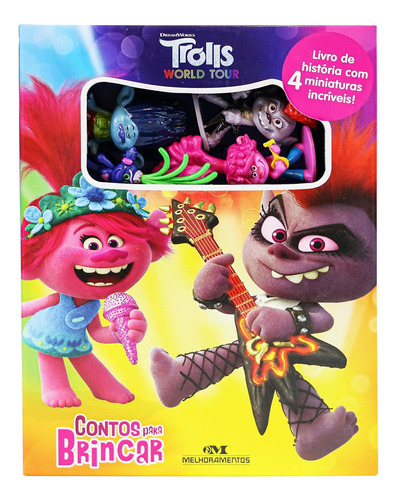 Livro Contos Para Brincar - Trolls World Tour