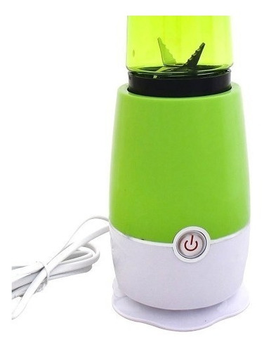 Juguera Batidora Licuadora Personal Portatil 2 Vasos Colores