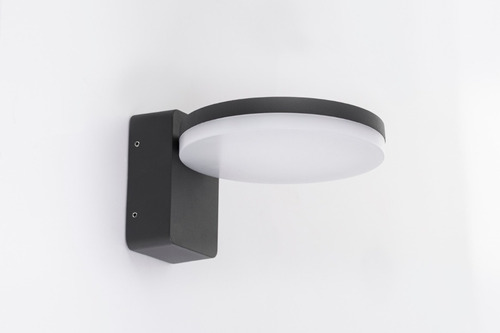 Imagen 1 de 2 de Aplique Unidireccional Exterior Apto Intemperie Ip65 Gris Vk