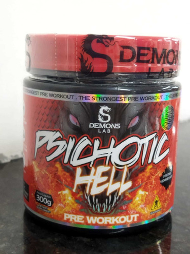 Demons Lab Psichotic Hell Frutas Vermelhas 300g