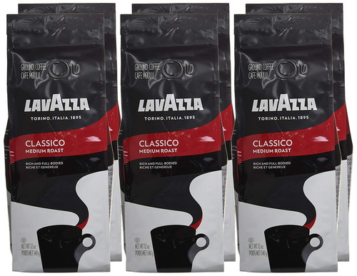 Blend Classico Lavazza Café Molido, Medio Asado, Bolsas De 1