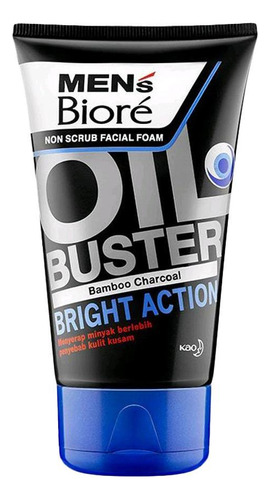 Sabonete Limpeza Facial Bioré Oil Buster Bright Action 100g