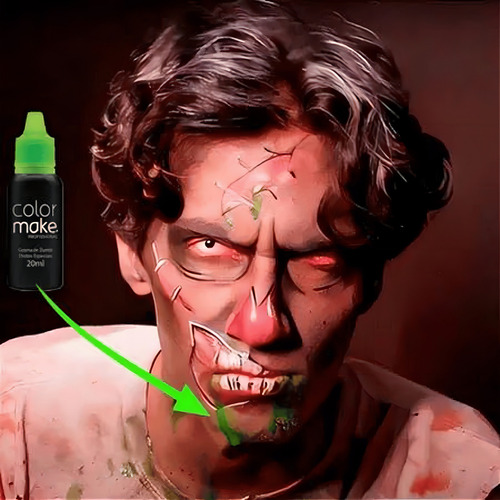 Gosma De Zumbi Halloween Efeitos Especiais 20ml Colormake
