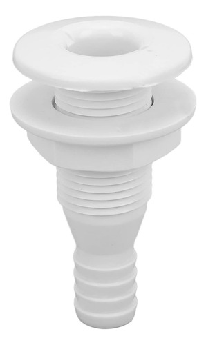 Toma Pasacasco Plástico Para Bomba De Achique 3/4 Náutico Color Blanco
