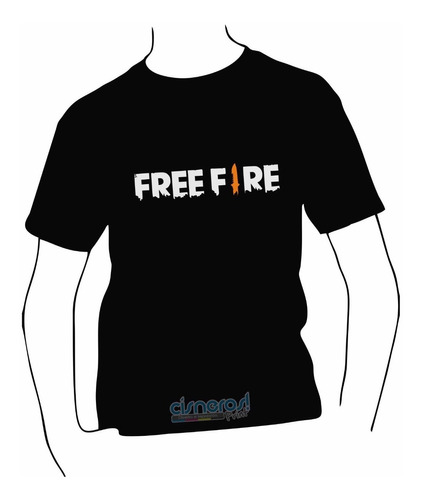 Playera Free Fire Colores Todas Las Tallas 