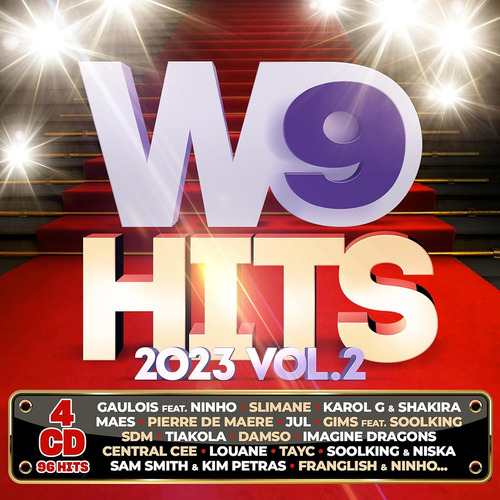 W9 Hits 2023 Vol. 2 Shakira Karol G 4 Cd Importado