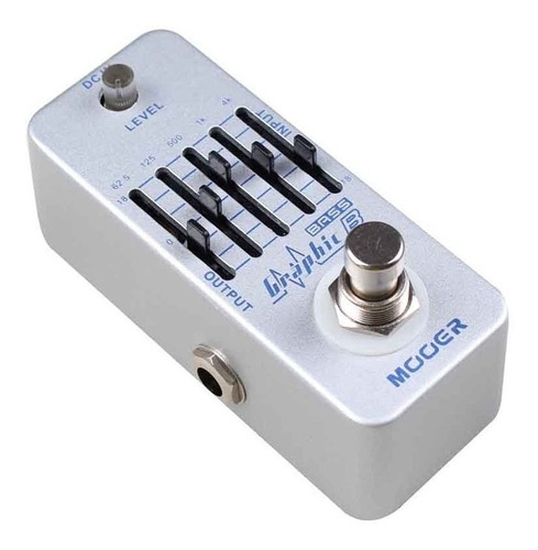 Pedal Ecualizador De 5 Bandas Para Bajo Mooer Graphic B