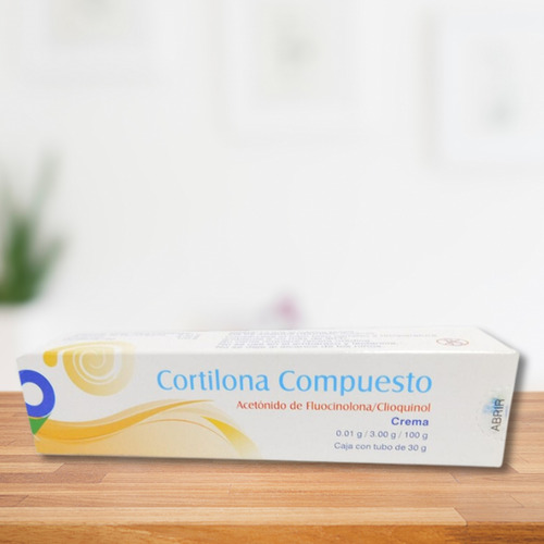Cortilona Compuesta Fluocinolona Clioquinol Offenbach 30gr Fragancia Sin Fragancia Sin Fragancia