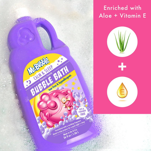 Mr Bubble Espuma Banho Banheira Crianças Calm Sleep 1,06 Lt