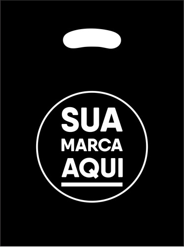 Sacolas Plásticas Personalizadas 30x40 / 1000 Un Promoção