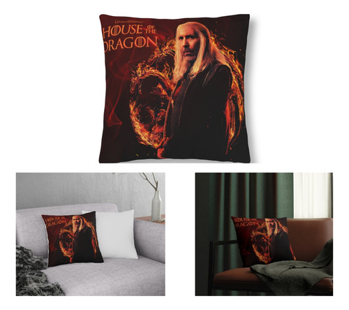 Rnm-0512 Funda Cojin House Of The Dragon Game Thrones Dr