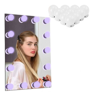 Focos Bulbos Luz Led Rgb Espejo Baño Hollywood Tocador Focos Bulbos Luz Led Rgb Espejo Baño Hollywood Tocador