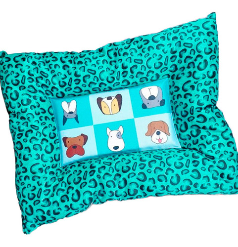 Imagen 4 de 7 de Cama Colchoneta Colchon Perros Ecocuero O Antidesgarro Vario