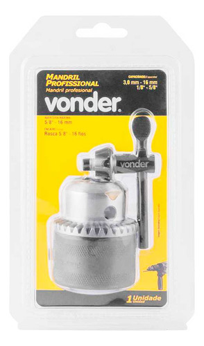 Mandril 5/8 Rosca 5/8 X 16f - Vonder