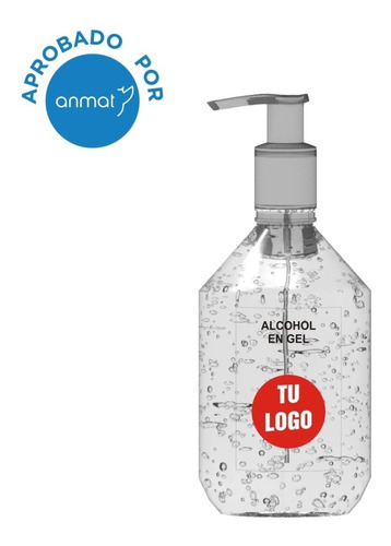 Alcohol En Gel Personalizado Con Tu Logo 50 Unidades 500ml
