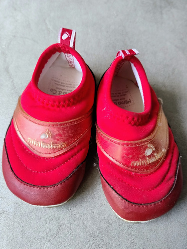 Zapatillas Mini Mimo Talle 17 Rojas