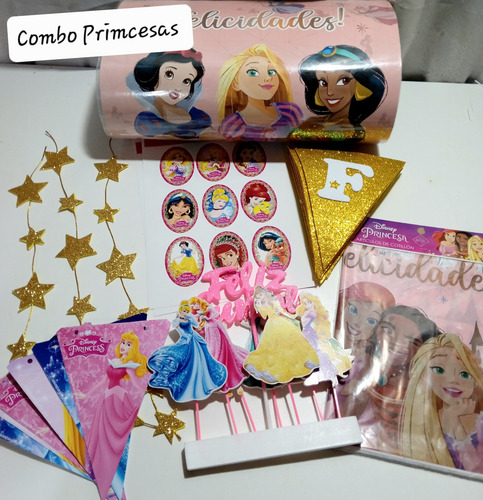 Princesas Disney Combo Cumple