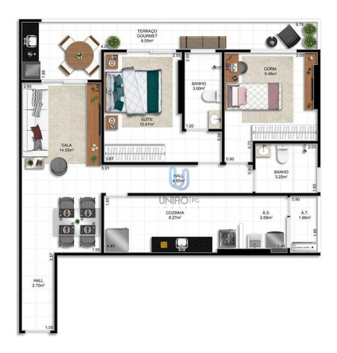Imagem 12 de 30 de Apartamento Com 2 Dormitórios À Venda, 81 M² Por R$ 449.248,28 - Vila Assunção - Praia Grande/sp - Ap0164