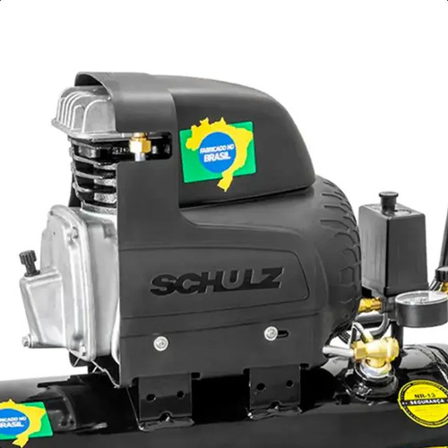Motocompressor De Ar Portátil 2hp 25 Litros Monofásico Novo Preto 60 Monofásica (Usado)