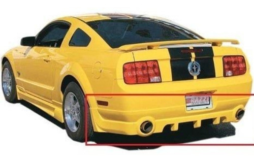Faldon Difusor Mustang Razzi Trasero 05 2006 2007 2008 2009