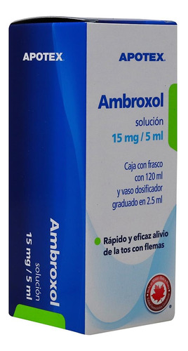 Ambroxol (apotex) Sol. Caja C/ Fco. 120 Ml. 15 Mg/5 Ml.