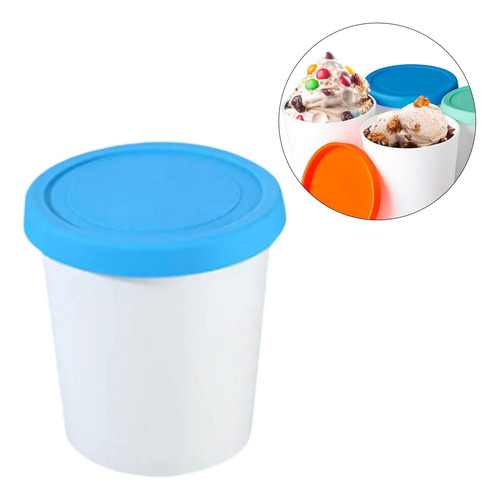 Taza De Para , Recipiente Para Postres, Recipientes L Azul