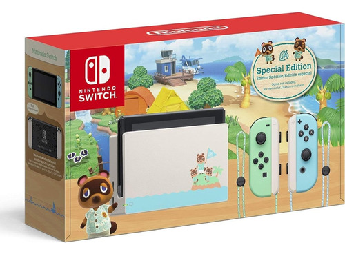 Nintendo Switch V2 Animal Crossing Edición Especial (nuevo)