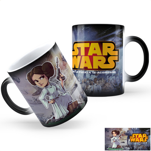 Taza Mágica Stars Wars Co Calidad