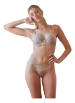 Comprar Conjunto Taza Soft Y Cola Less De Puntilla Tiento 796
