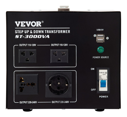 Transformador Variable 3000w Voltaje 240v A 110v, 110v A 240