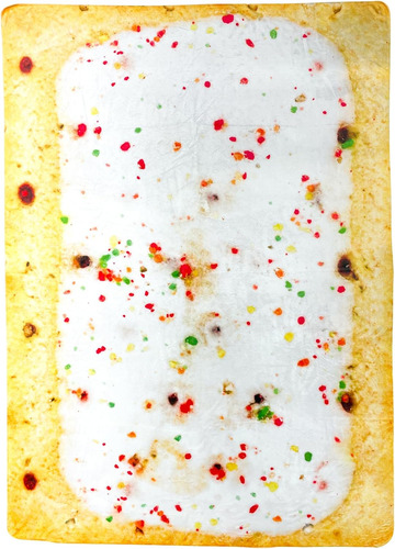 Manta De Alimento Realista De Panecillo Tostado De Fresa De