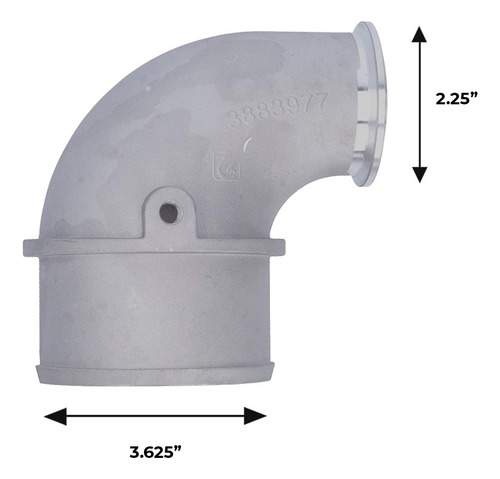Codo De Turbo Cummins M11 Ism (90 Grados)
