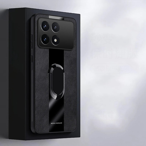 Funda Para Xiaomi Poco F6 Pro 5g Sólido Resistente Anillo