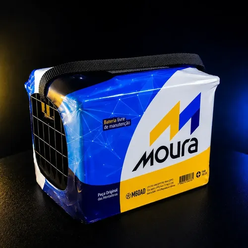 Bateria Moura M60ad Creta Fox Argo Golf C4 Clio Direito Hb20 - R$ 577,95