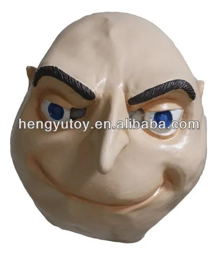 Máscara De Látex Gru Máscaras De Goma De Cabeza Completa Hal